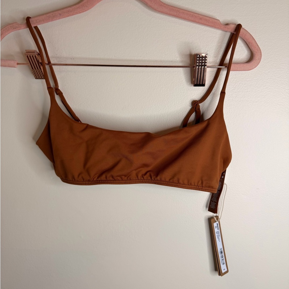 SKIMS Copper Swim Top NWT